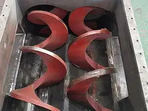 خلاط حمأة ثنائي المحور بدون عمود (مانع للتشابك)